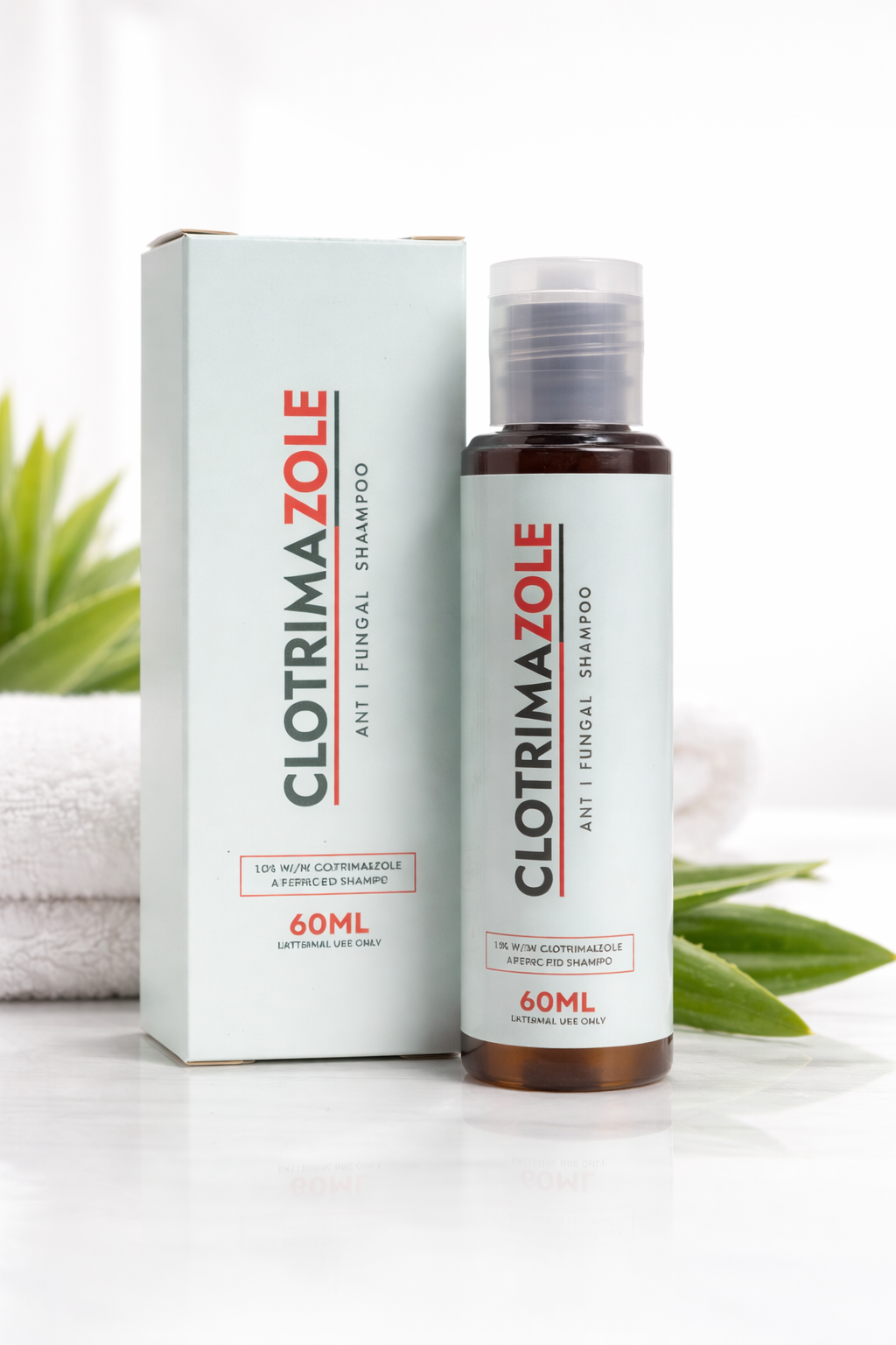 Clotrimazole Shampoo product packaging